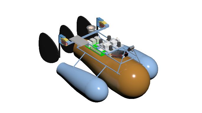 图1 三尾鱼3D模型